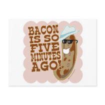Sausage Vs. Bacon Postcard