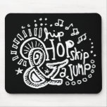 Saut 2 de saut de hip hop tapis de souris