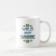 Sauvage au sujet de la natation tasse