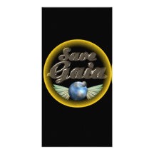 Sauvez Gaïa notre terre Modèle Pour Photocarte