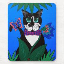 Sauvez le chat Mousepad de forêt tropicale Tapis De Souris