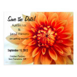 Sauvez le faire-part de date carte postale