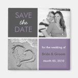 Sauvez le magnet de photo de date aimant