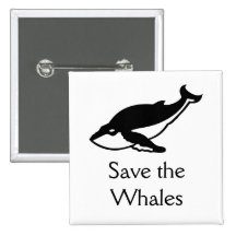 Sauvez les baleines badges