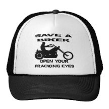 Sauvez un cycliste ouvrent vos yeux de Fracking Casquettes