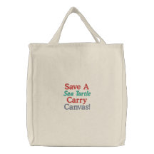 Sauvez une tortue de mer ! sac en toile