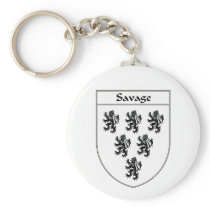 Savage Coat of Arms/Family Crest Key Chains