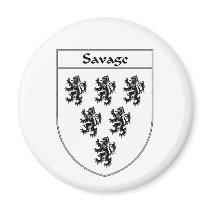 Savage Coat of Arms/Family Crest Refrigerator Magnets