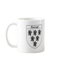Savage Coat of Arms/Family Crest Mugs