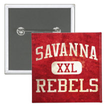 Savanna Rebels Athletics Buttons