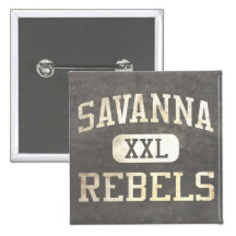 Savanna Rebels Athletics Pinback Buttons