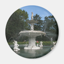 Savannah Georgia Forsyth Fountain Magnets