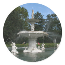 Savannah Georgia Forsyth Fountain Stickers