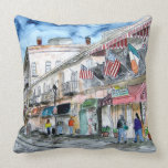 Savannah Georgia GA River street pillow