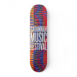 Savannah Music Festival skateboards