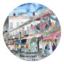 savannah river georgia river street cityscape art sticker
