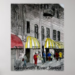 Savannah River Street 4 Print