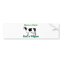 Save a Cow bumper stickers