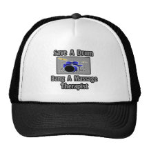 Save a Drum...Bang a Massage Therapist Mesh Hats