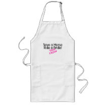 Save A Horse Ride A Bride Yee Haw Aprons