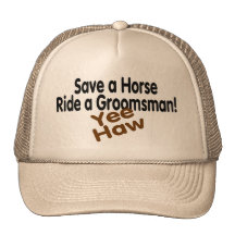 Save A Horse Ride A Groomsman Mesh Hats