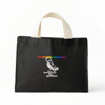 SAVE A LAWNMOWER. RIDE A GARDNER TOTE BAG