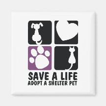 Save A Life Fridge Magnet