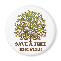 Save a Tree Magnets