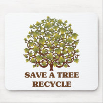 Save a Tree Mouse Pads
