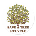 Save a Tree stickers