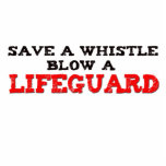 Save a Whistle, Blow a Lifeguard photo sculptures