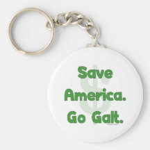 Save America Go Galt Key Chain