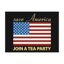 Save American - Join a TEA Party Postcards