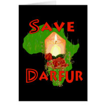 Save Darfur Greeting Card