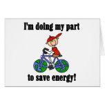 Save Energy Environmental Tshirts and Gifts Cards