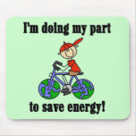 Save Energy Environmental Tshirts and Gifts mousepads