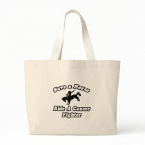 Save Horse, Ride Cancer Fighter Canvas Bags