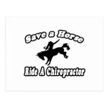 Save Horse, Ride Chiropractor Postcard