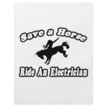 Save Horse, Ride Electrician Flyer Design