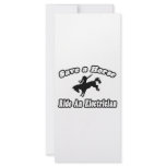 Save Horse, Ride Electrician rack cards