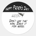 Save it for good round stickers