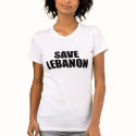 Save Lebanon t-shirts