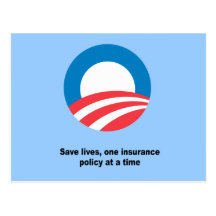 Save lives, one insurance policy at a time postcards