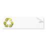 Save Money Recycle Bumper Sticker
