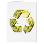 Save Money Recycle Greeting Card