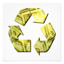 Save Money Recycle Invitation