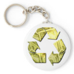 Save Money Recycle Keychain