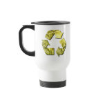 Save Money Recycle Travel Mug