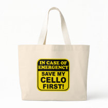 Save My Cello Canvas Bag