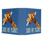 Save My Planet Giraffe binders